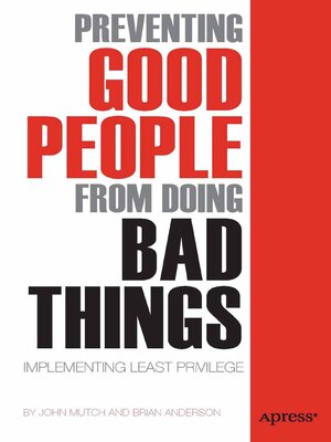 cover image of Preventing Good People From Doing Bad Things